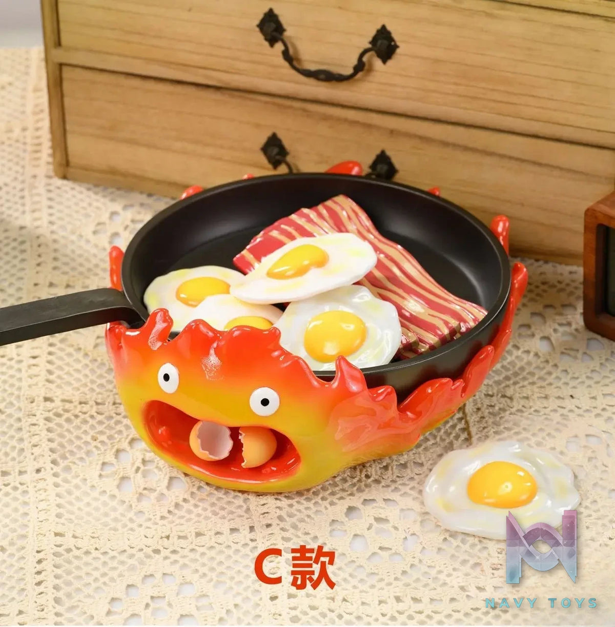 Tian Kong Ying Xiang Studio – Howl’s Moving Castle Calcifer Storage Ornaments
