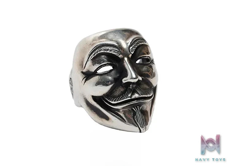 Raven Studio (silver jewelry) – Exclusive Original “V for Vendetta” Masked Stranger Ring Original