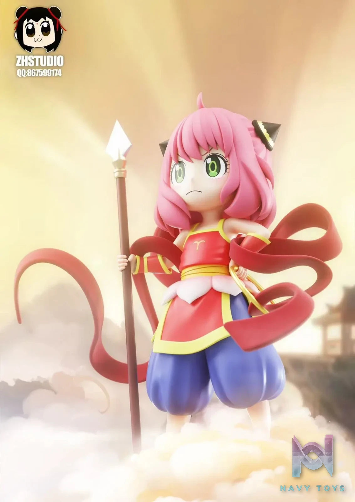 ZH Studio – Spy x Family Anya Forger COS Third Lotus Prince Nezha