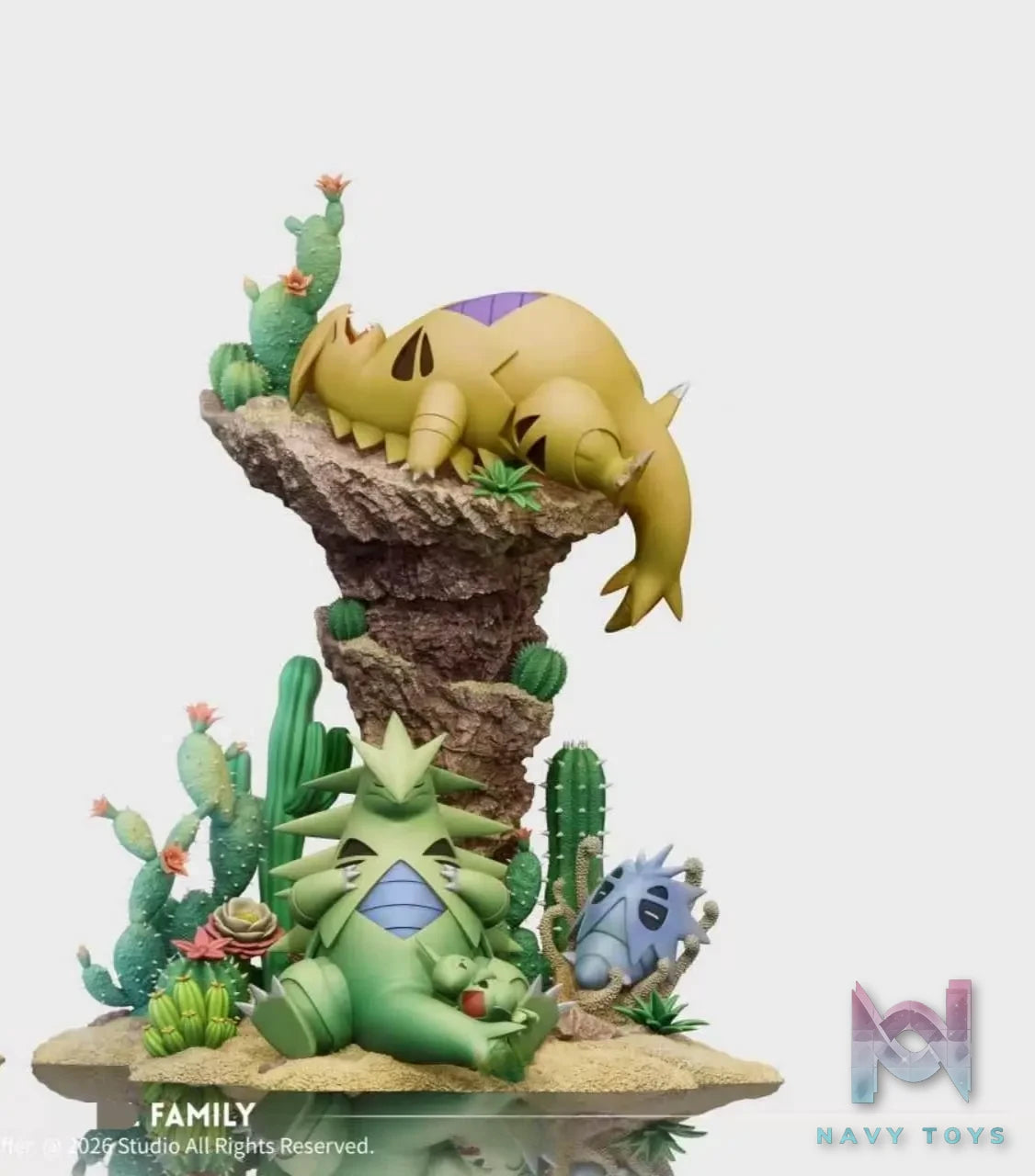 Shuang Zi Dao Studio X KiPi Studio – Eco Series Tyranitar Evolution Group Pokémon