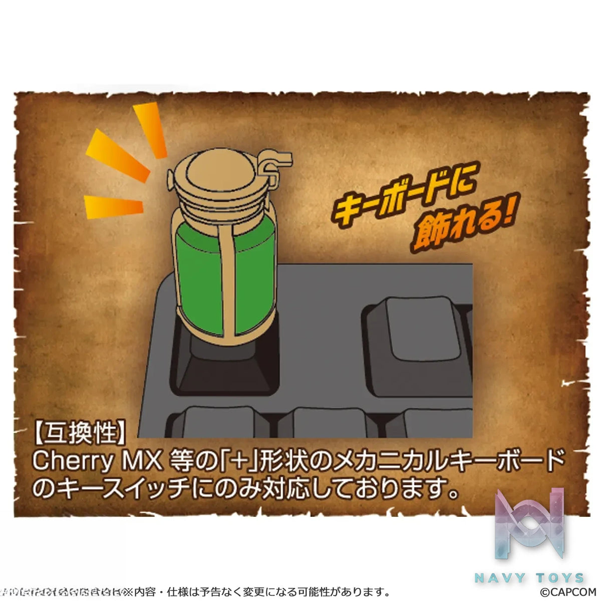CAPCOM Studio – Monster Hunter Desktop Figure – Item Mascot 6Pack BOX (Licensed)