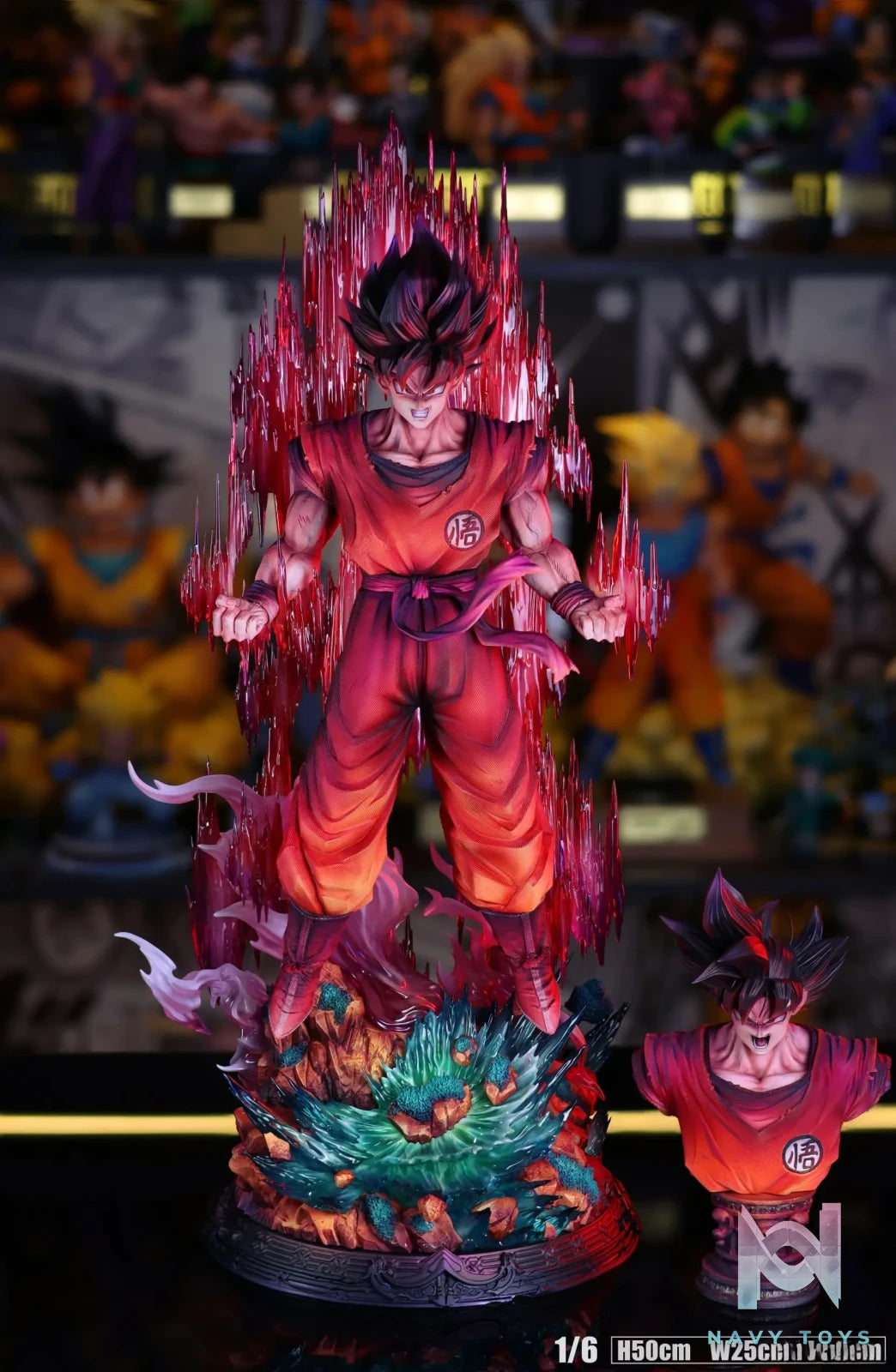 YUN QI Studio – Kaio-ken Goku 1/6 Dragon Ball