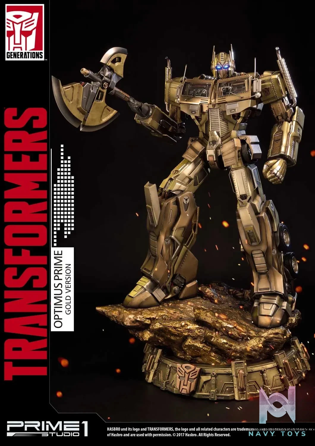 Prime 1 Studio – Premium Masterline Transformers: Generation 1 Optimus Prime PMTF-01 PMTF-01EX PMTF-01AG PMTF-01GL(Licensed)