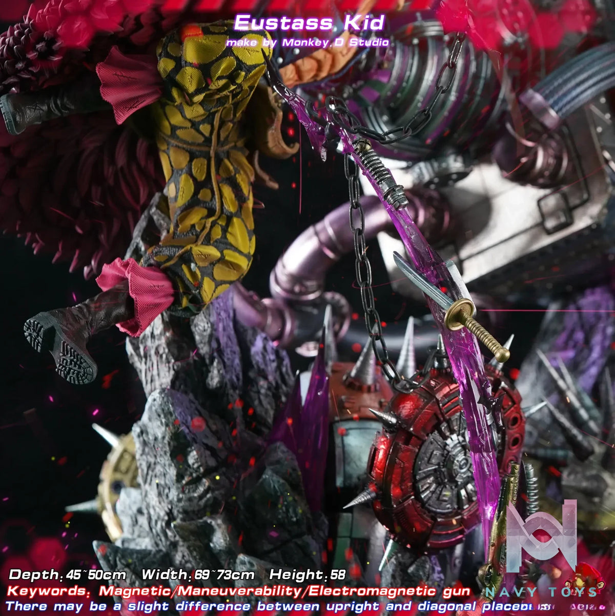 Monkey.D Studio – One Piece Series Worst Generation #3 Eustass Kid