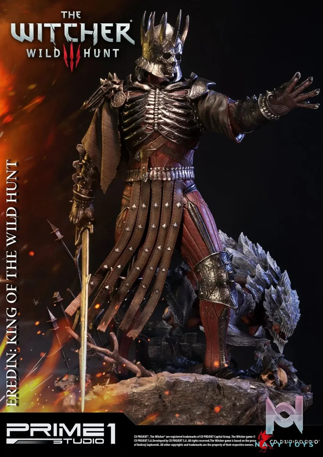 Prime 1 Studio – Premium Masterline The Witcher 3: Wild Hunt Eredin: King of the Wild Hunt PMW3-02 PMW3-02EX (Licensed)