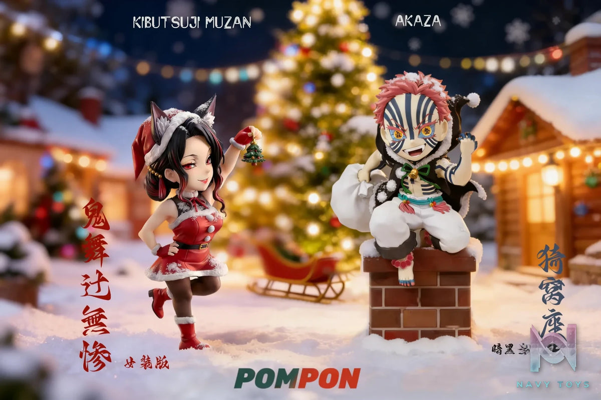 PomPon Studio – Muzan Kibutsuji X Akaza Christmas Series Demon Slayer