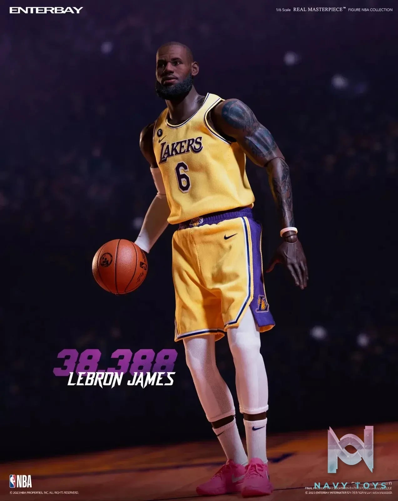 NBA LeBron James All-Times Scoring… – ENTERBAY Studio | Navy Toys