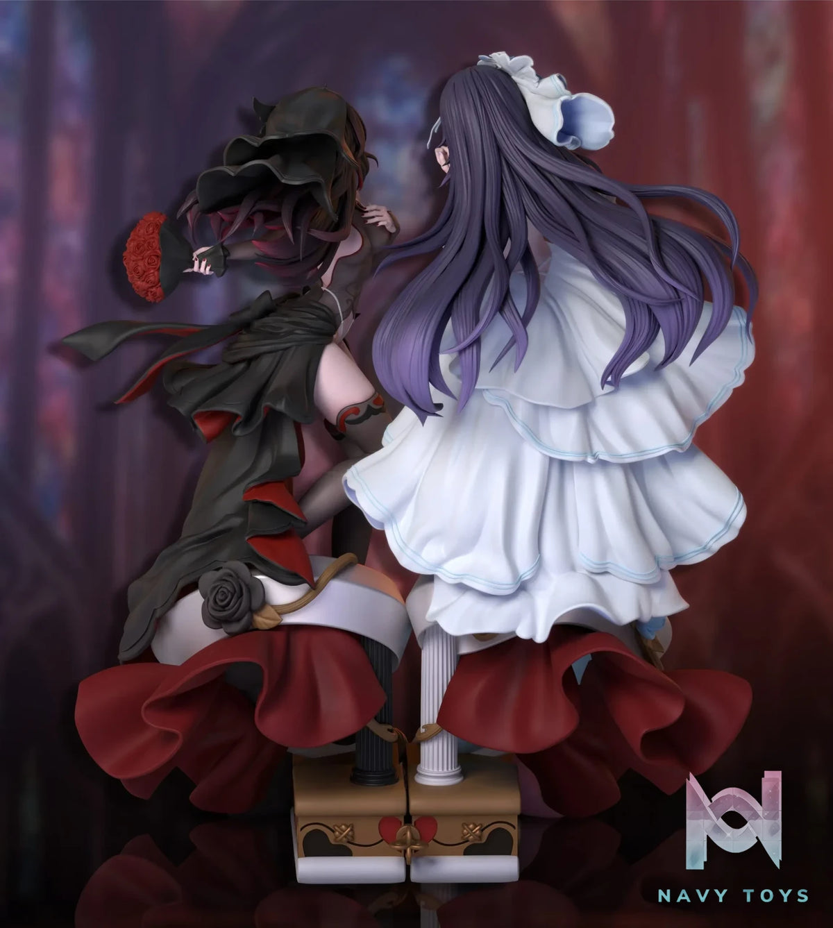Arctic Wolf Studio – Honkai Impact 3 Flower married black and white Seele Vollerei