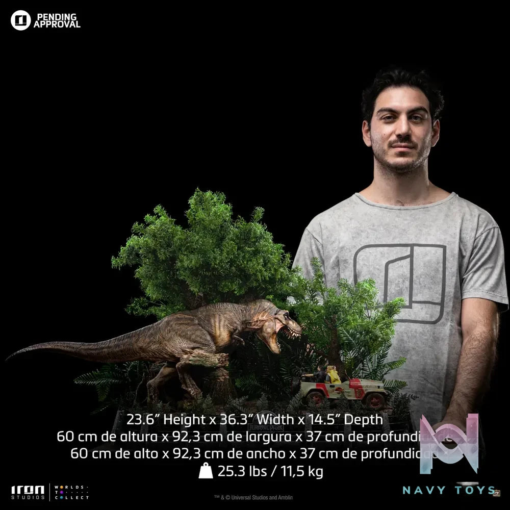 Iron Studio – Jurassic Park 1/20 T-Rex Statue (Licensed)
