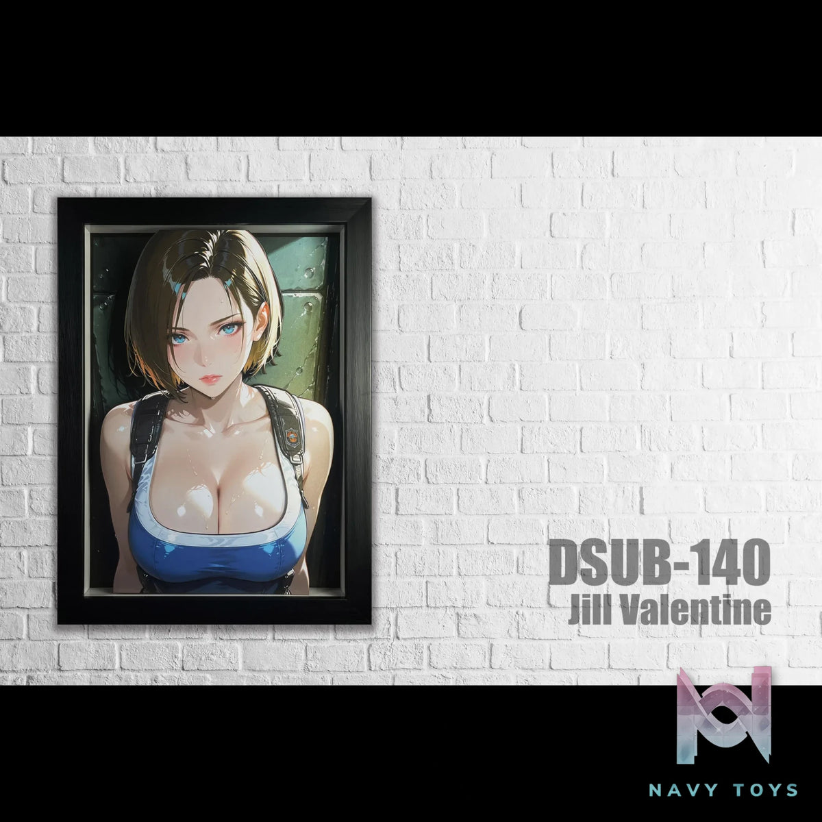 B&W Studio – Jill Valentine 3D Decorative Painting Resident Evil