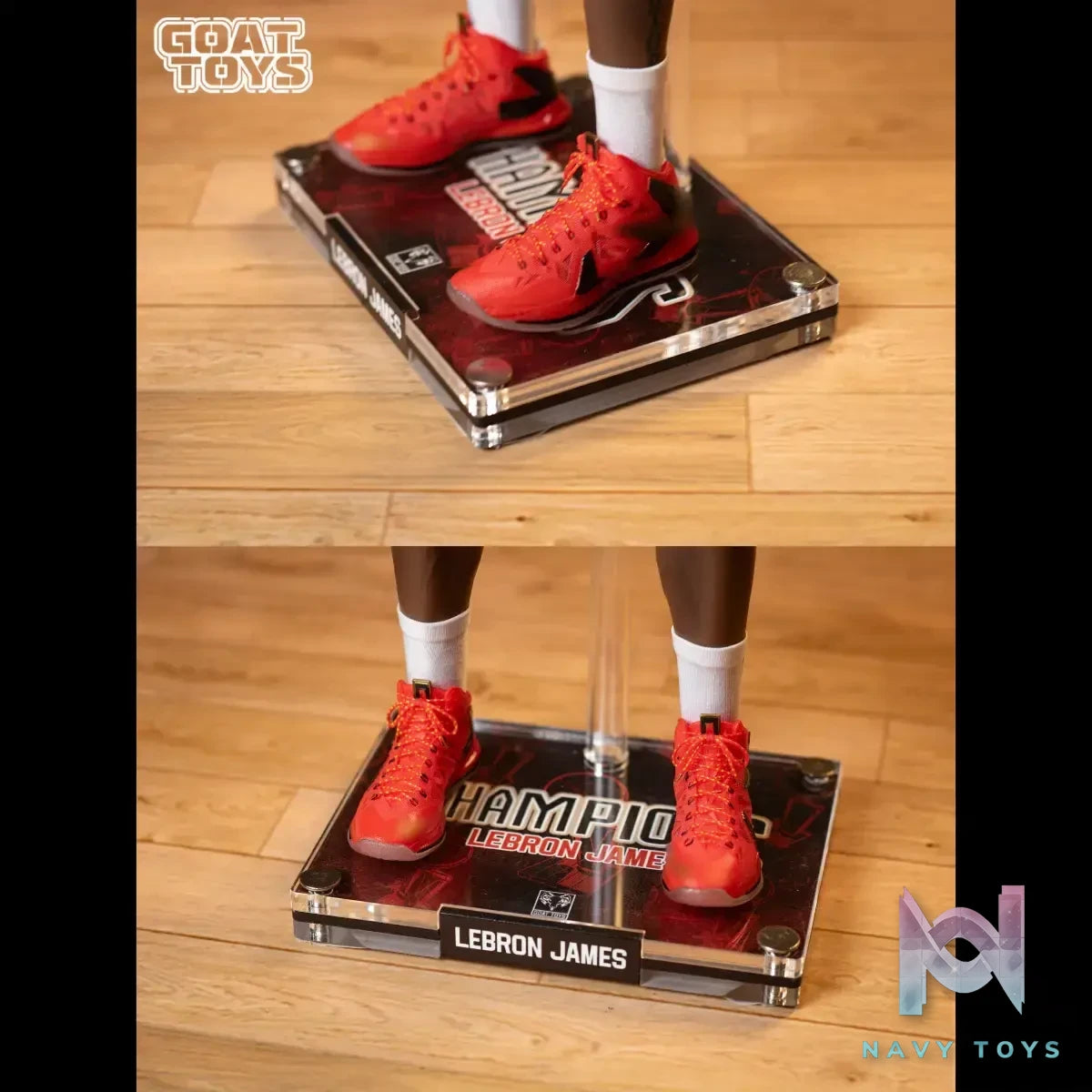 Goat Toys Studio – NBA 1/6 LeBron James 13 Heat Championship Set
