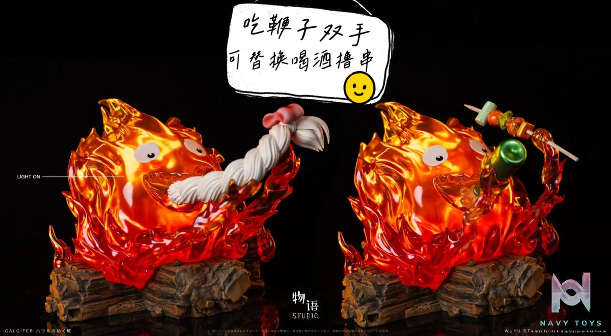 Wu Yu Studio – Calcifer Eating Hair Howl’s Moving Castle