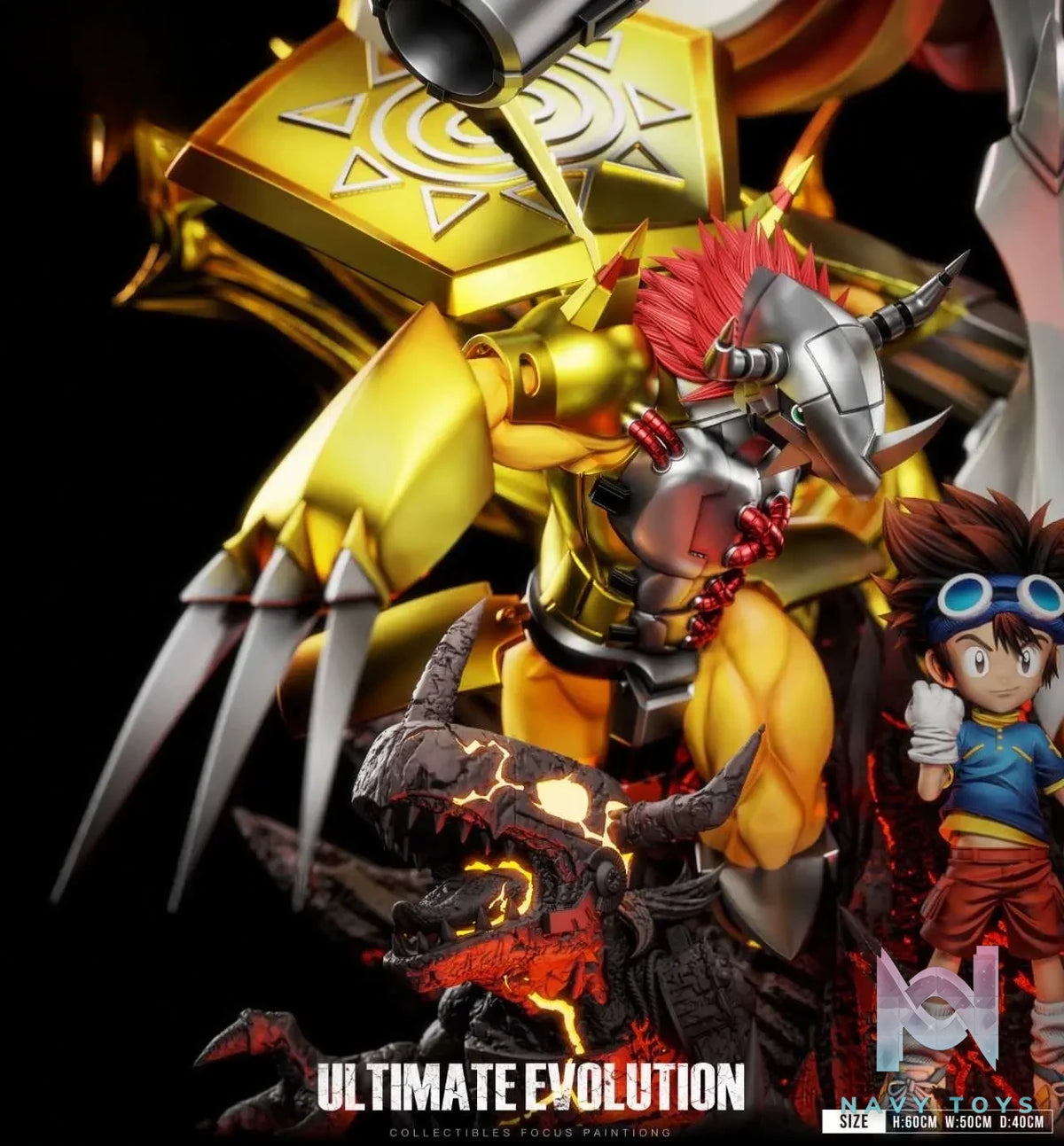 Lue Ying Studio – Courage and friendship combined into one Omegamon Digimon