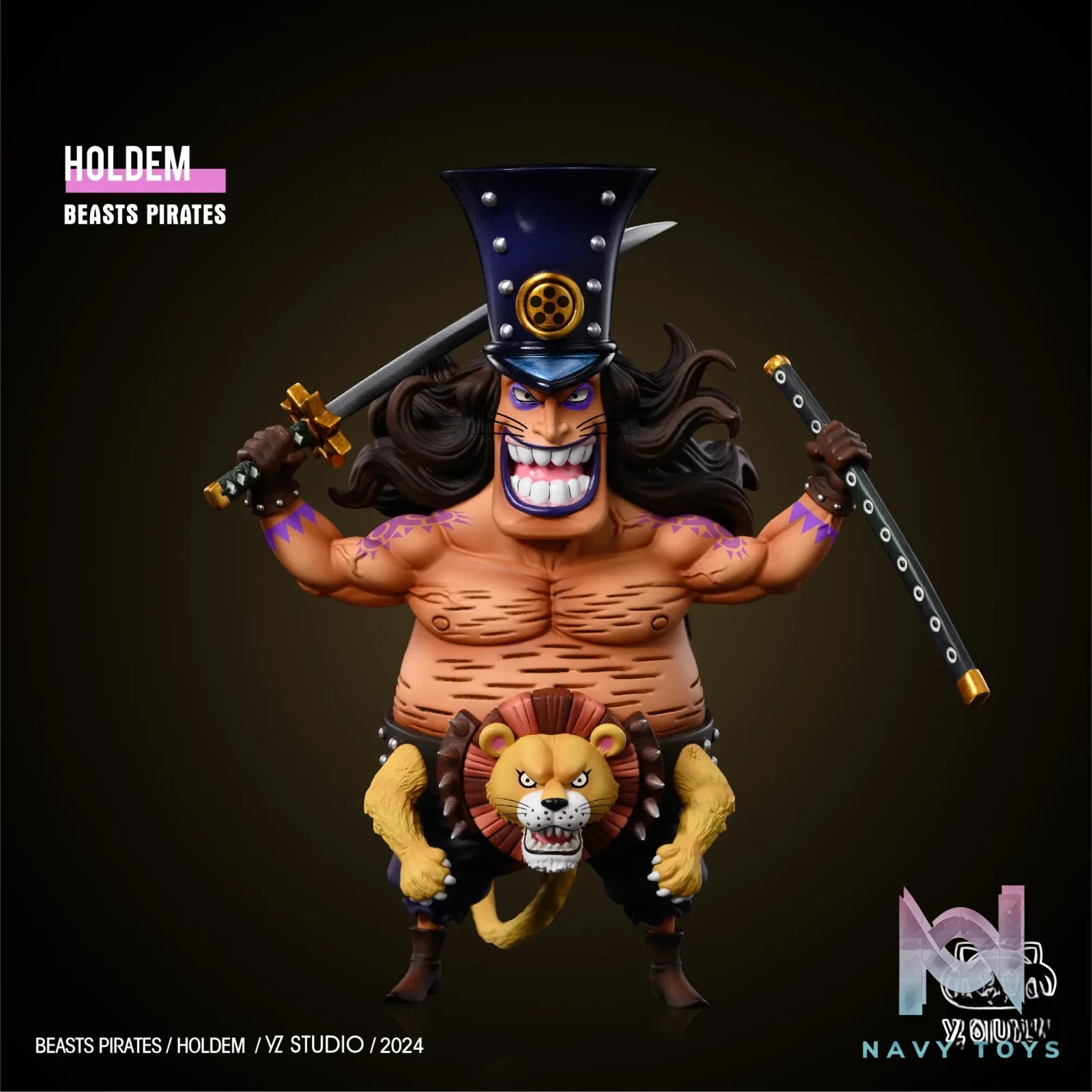 ワンピース Yzスタジオ ハイルディン フィギュア One Piece The Beasts Pirates Resonance 13th… – Yz Studio | Navy Toys