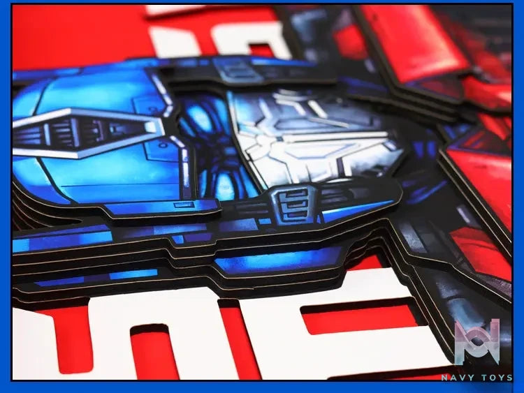 Yu Zhi Jiang Studio – Optimus Prime 3D Decorative Painting Transformers