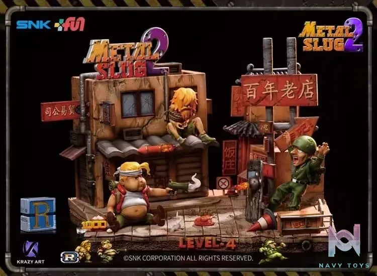 メタルスラッグ 2 Krazy Art チャイナタウン スタチュー フィギュア Metal Slug 2 Battle in Chinatown… – Krazy art Studio | Navy Toys