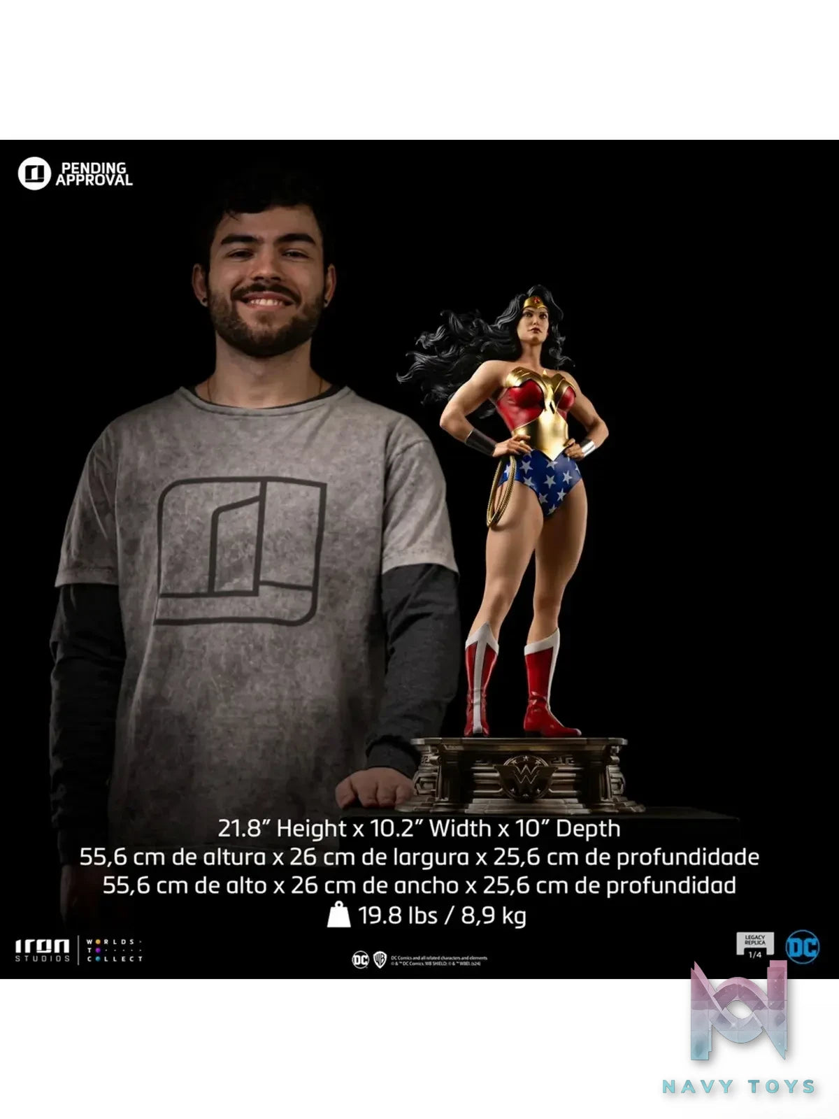 Iron Studio – DC Comics Wonder Woman Statue DCCDCG115124-10 (Licensed)