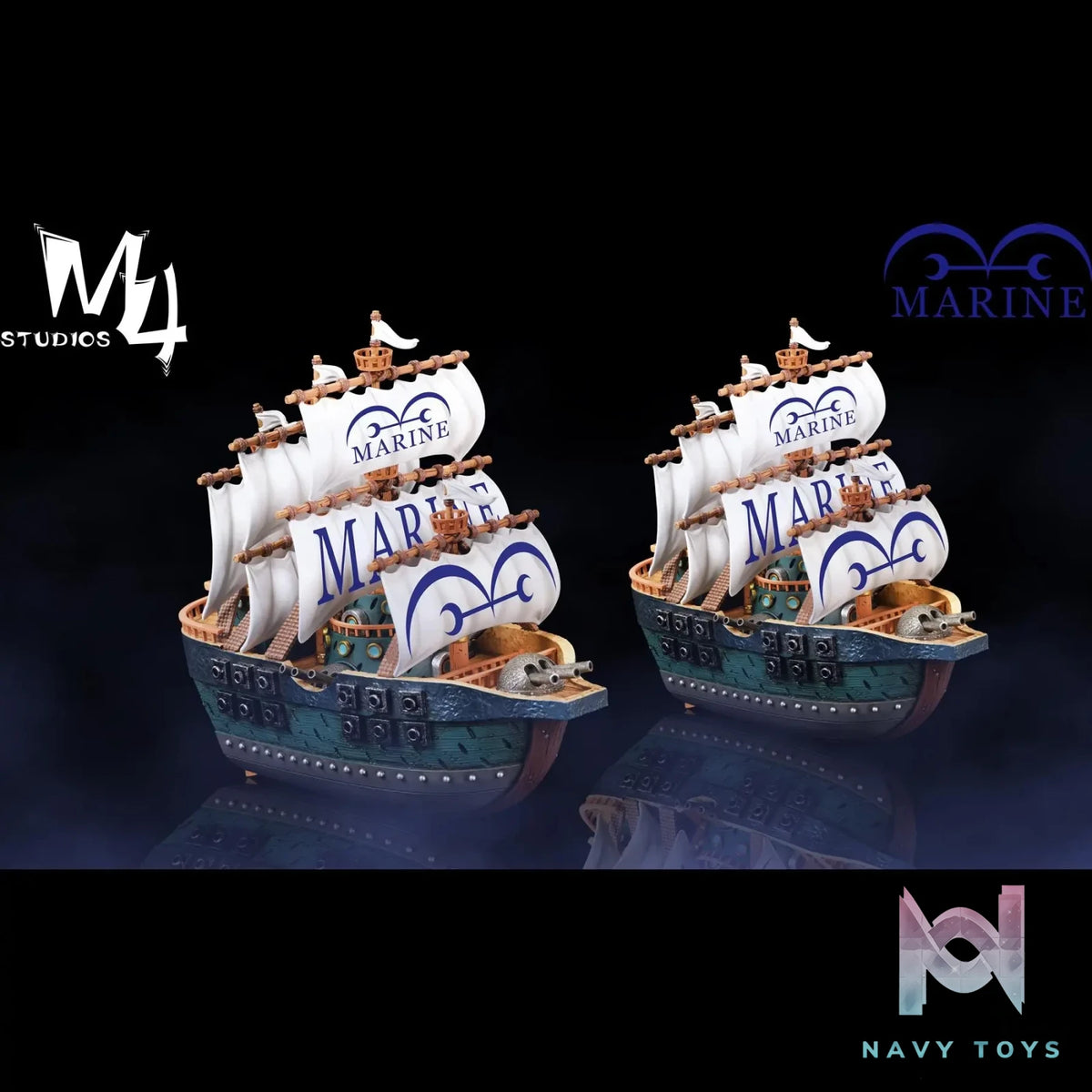 M4 Studio – One Piece Marine Warship