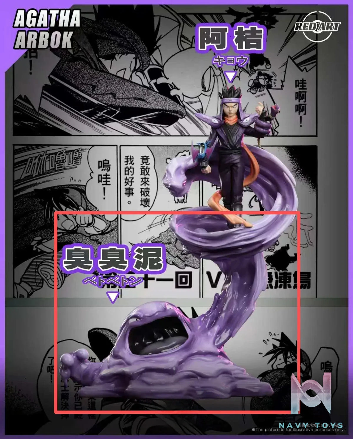 Red Art Studio – Special Edition Koga X Muk Pokémon