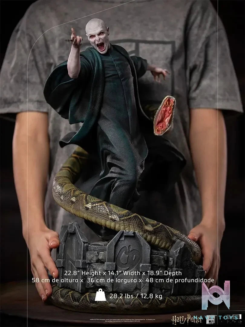 IRON Studio - Statue Voldemort and Nagini Harry Potter Legacy Replica 1/4 (Licensed) resin statue Navy Toys anime figure