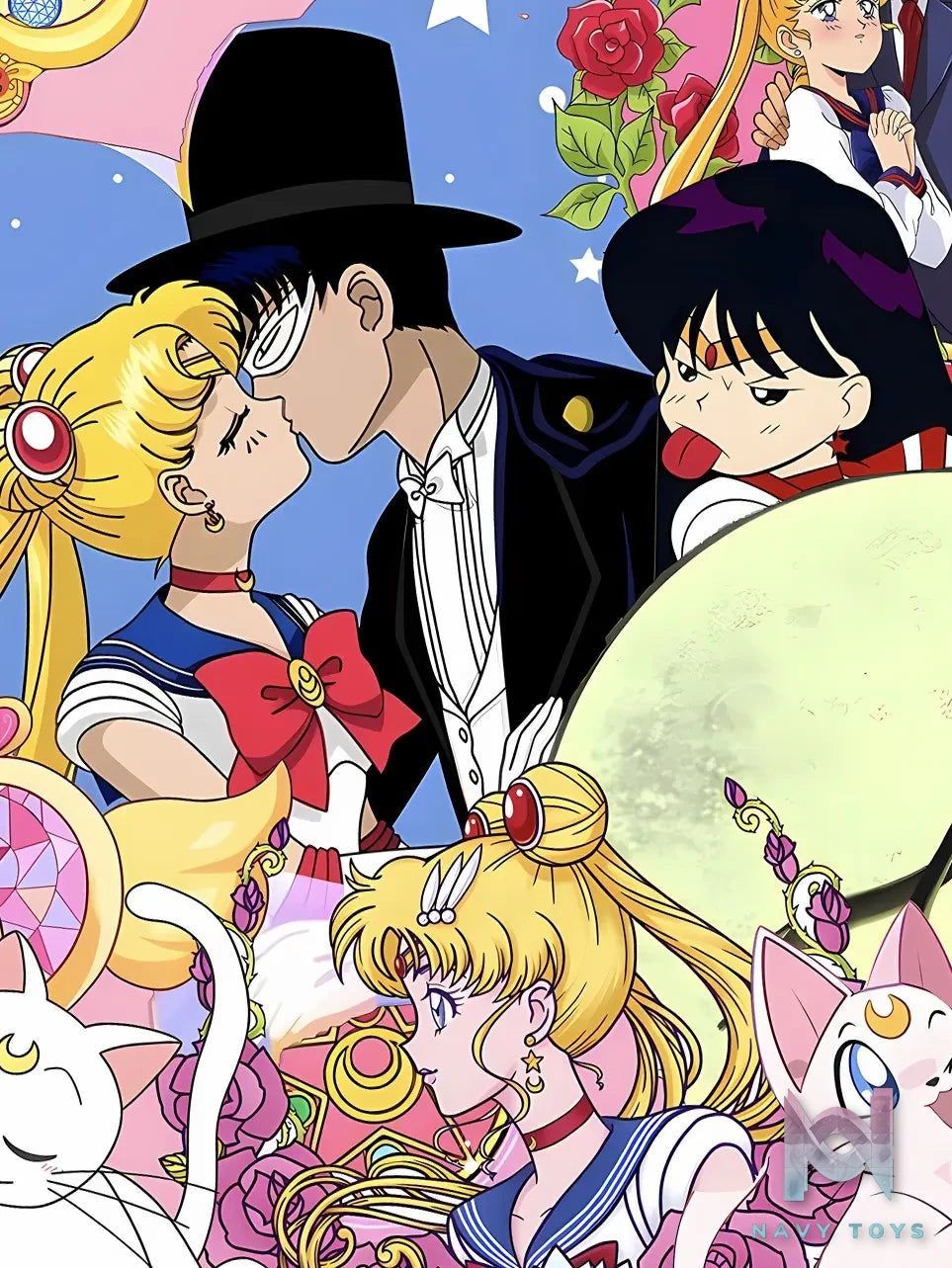 Xing Kong Studio – Sailor Moon Tsukino Usagi Decorative Painting