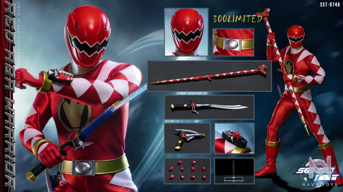 Soosootoys Studio – Super Sentai Series SST074B Red aba warrior