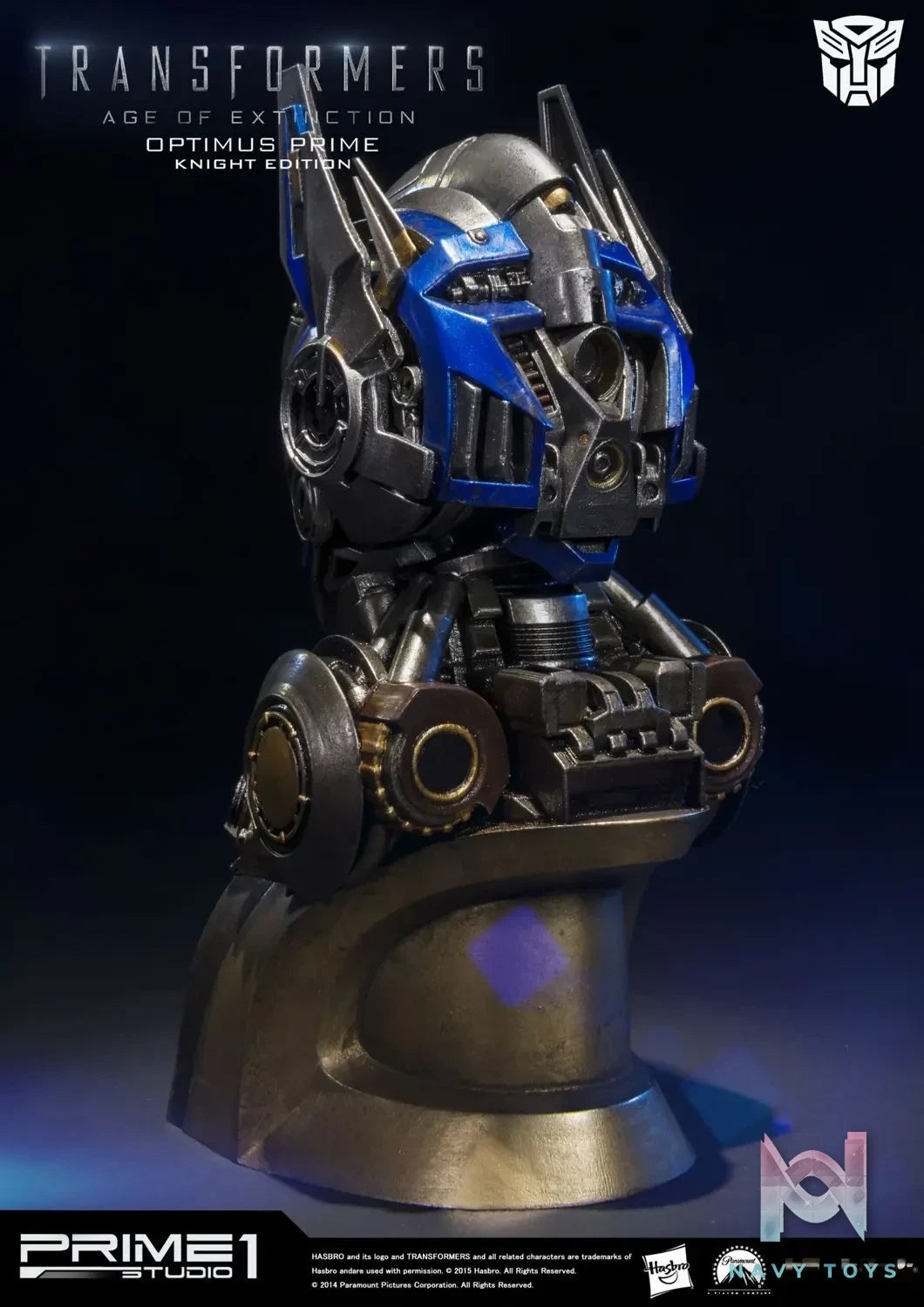 Prime 1 Studio – Museum Masterline Transformers: Age of Extinction (Film) Optimus Prime Knight Edition MMTFM-07 MMTFM-07GL (Licensed)