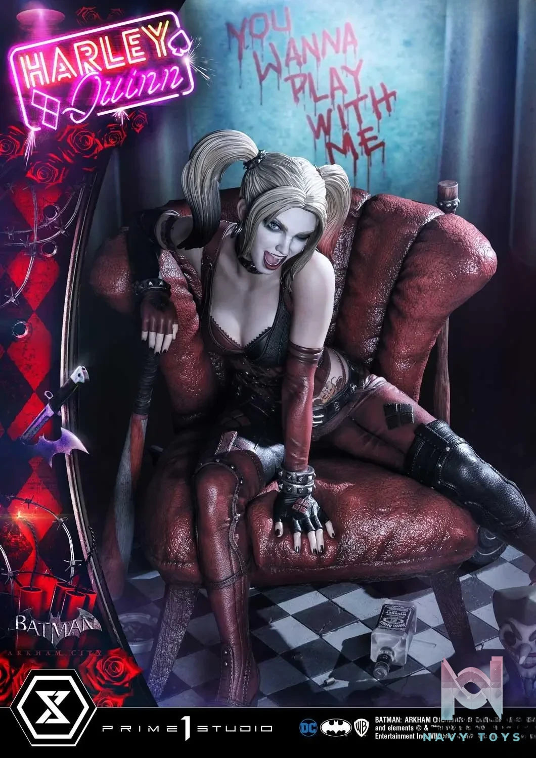 Prime 1 Studio – Museum Masterline Batman: Arkham City Harley Quinn MMDC-47 MMDC-47DX MMDC-47DXS (Licensed)