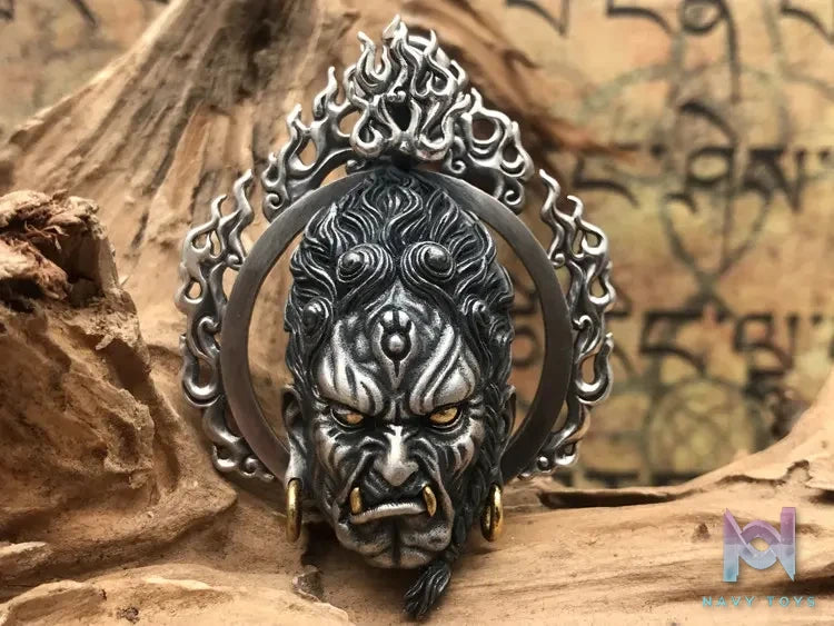 Shou Jiang Studio – Custom Original Design Fudo Myoo Men’s Pendant Original