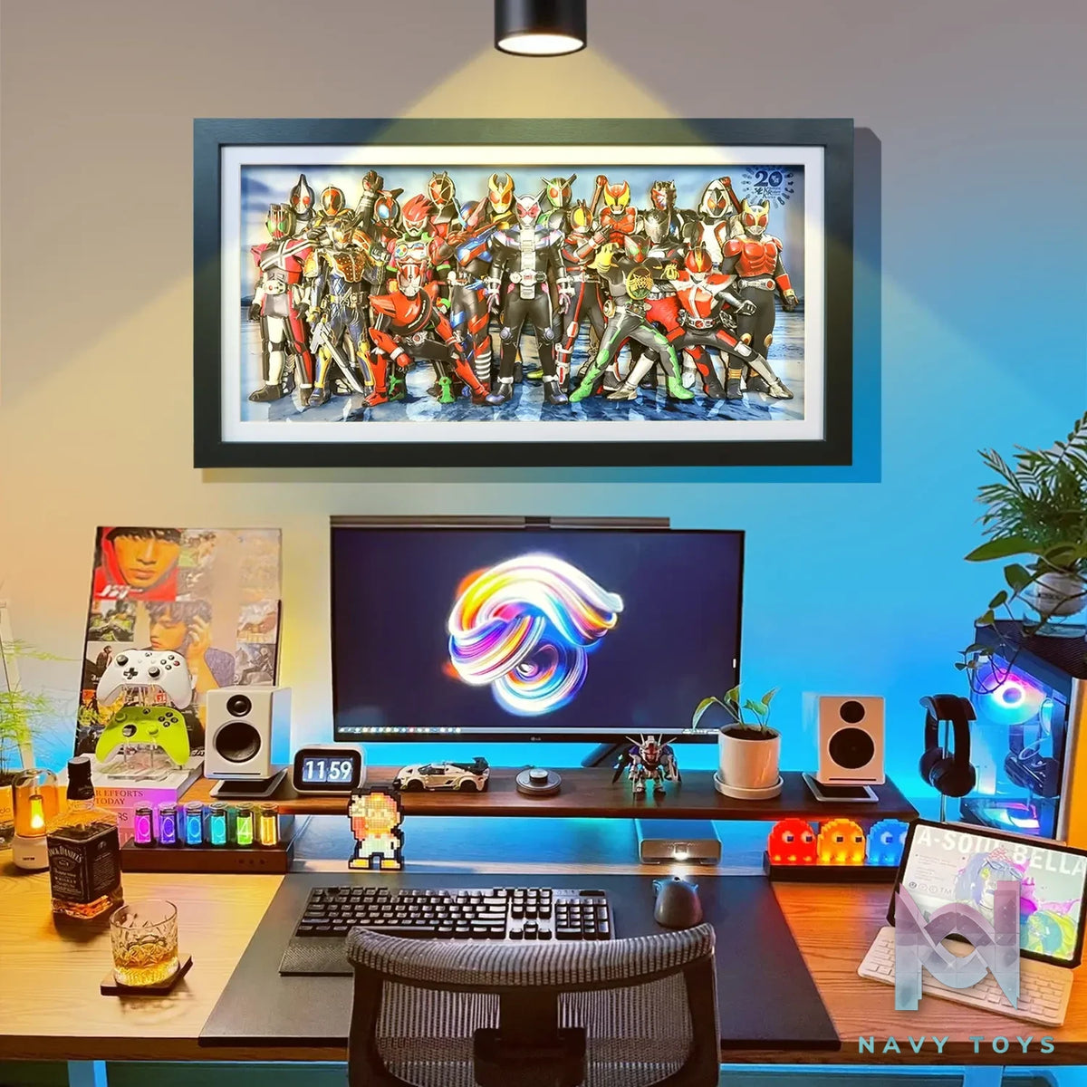 KALA HOME Studio – Kamen Rider Multiple Characters #01 3D Decorative Painting Kamen Rider