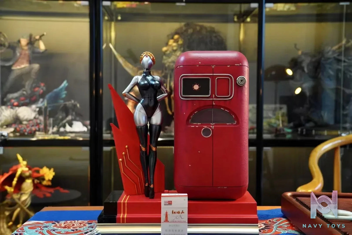 Green Leaf Studio – Atomic Heart – Twin Girl Robot & Refrigerator