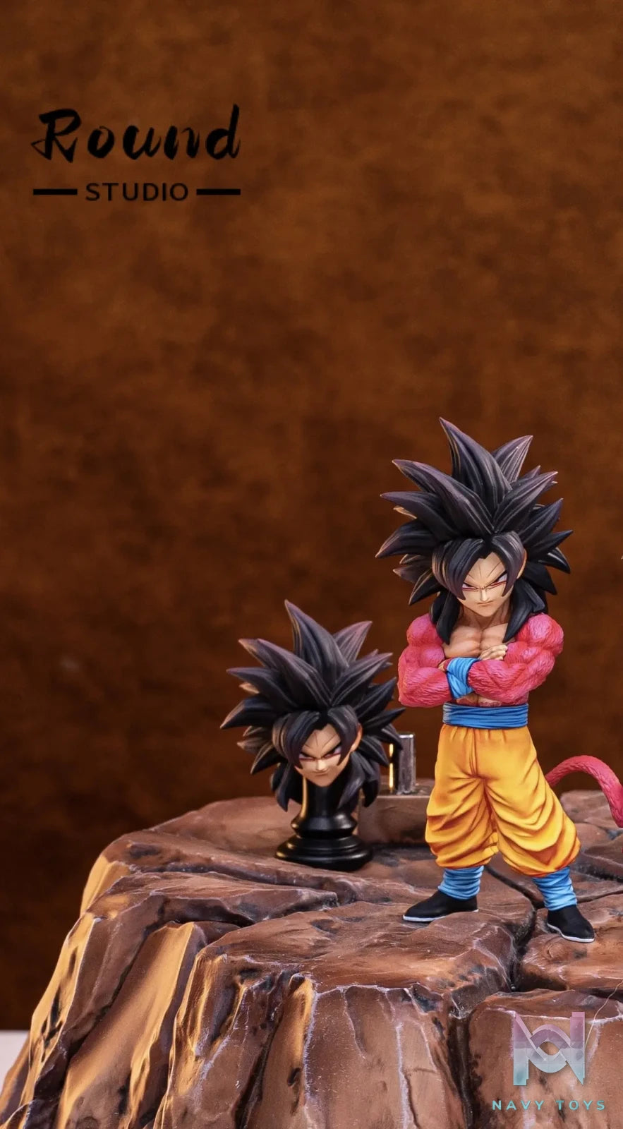 Round Studio – Dragon Ball GT Super Saiyan 4 Goku & Super Saiyan 4 Vegeta