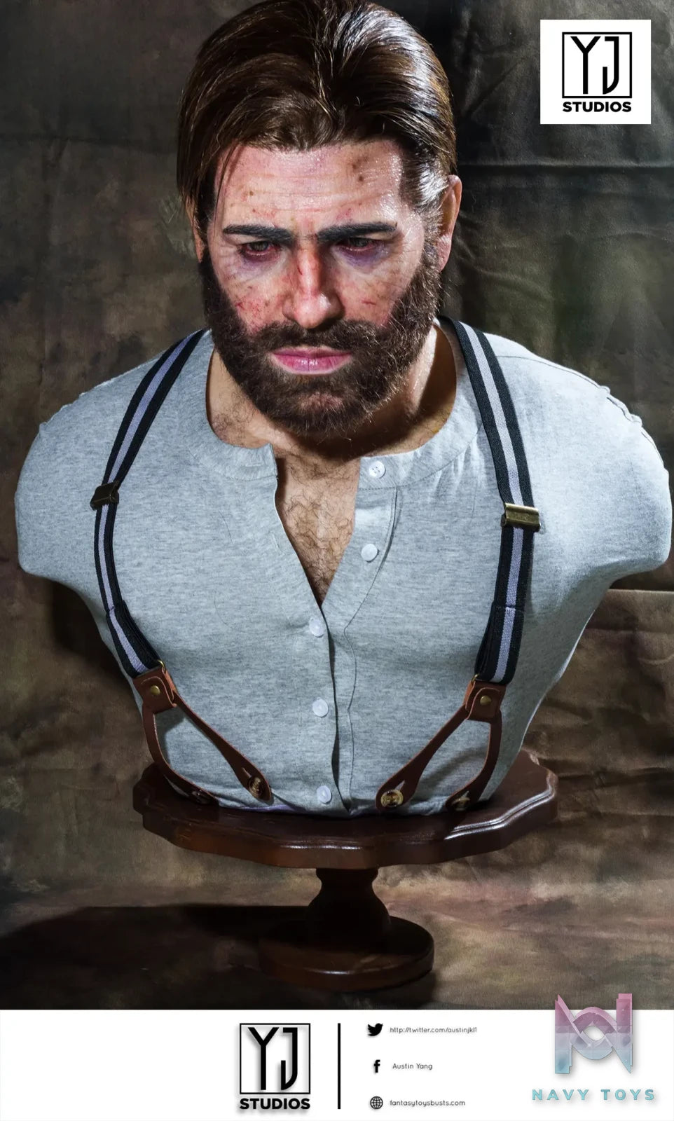 YJ Studio – Sick Version Arthur Morgan 1/1 Bust Red Dead Redemption