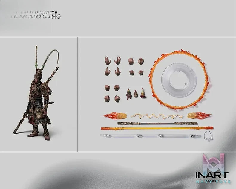 INART – Black Myth: Wukong Great Sage Armor Set 1/12 Scale Action Figure MAG G0010 (Licensed)