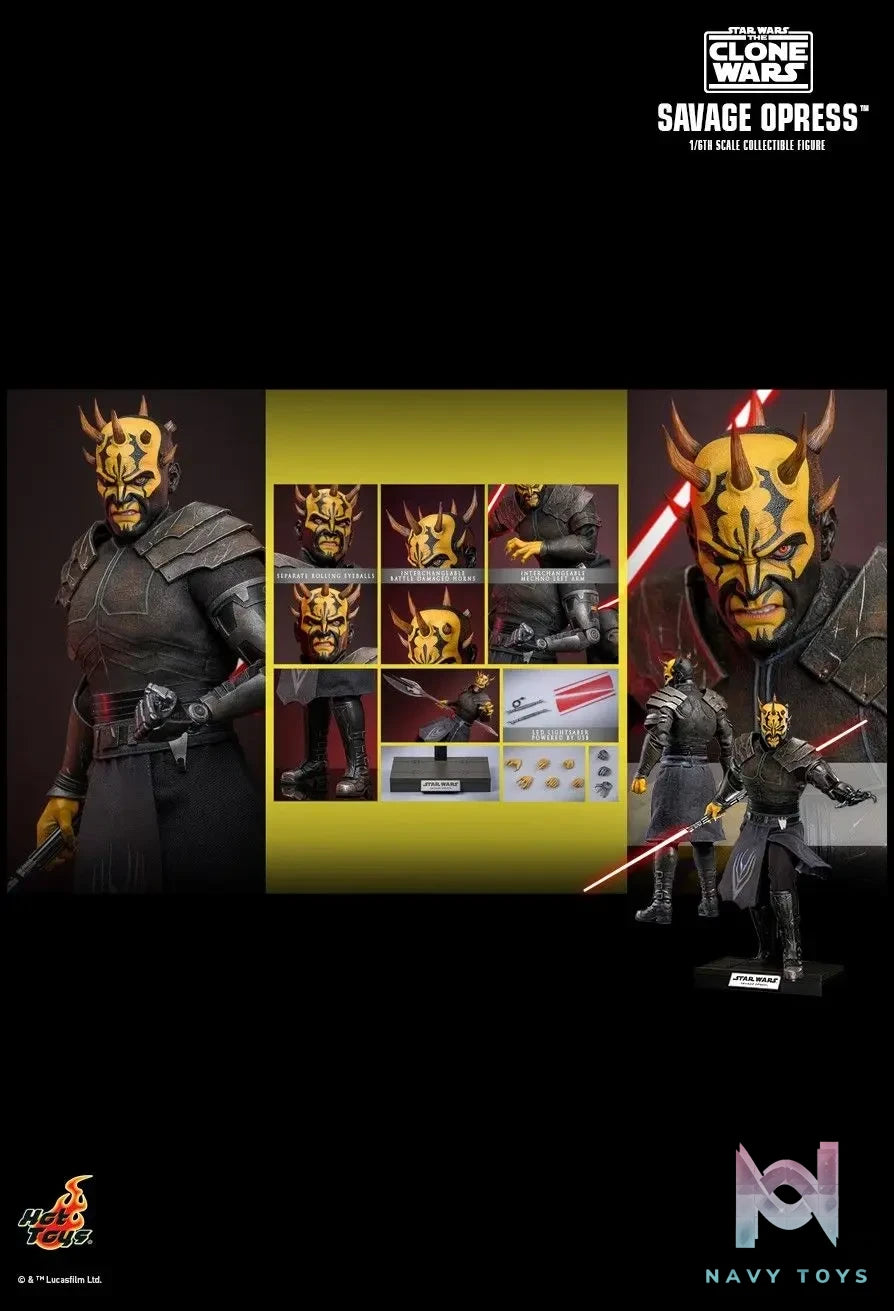 Hottoys Studio – Star Wars: The Clone Wars™ Savage Opress 1/6 scale Collectible Figure TMS136