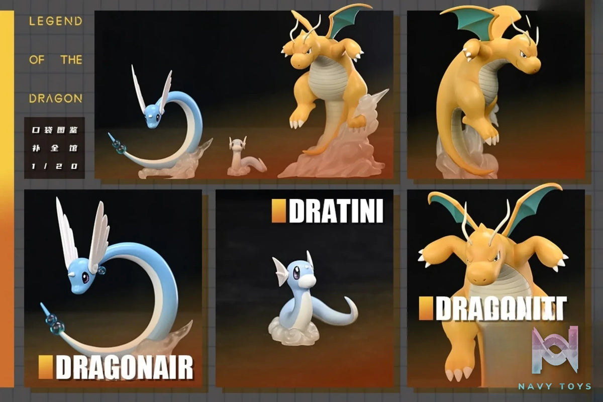 Pokedex Studio – Pokémon Zukan Series Dragonite Evolution