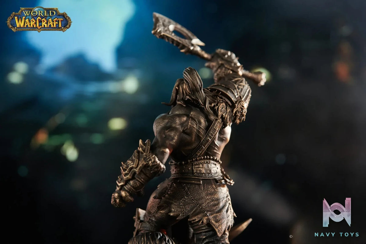 BLIZZARD ENTERTAINMENT – World of Warcraft Grommash Hellscream Bronze Edition Statue BLZ006 (Licensed)