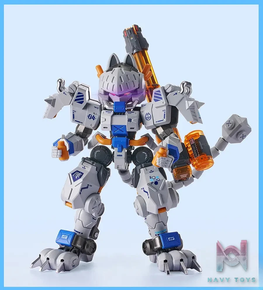 IRON ROARS – Original 04th Machine Array Heavy Armored Cat Mecha Assembly Model (Licensed)