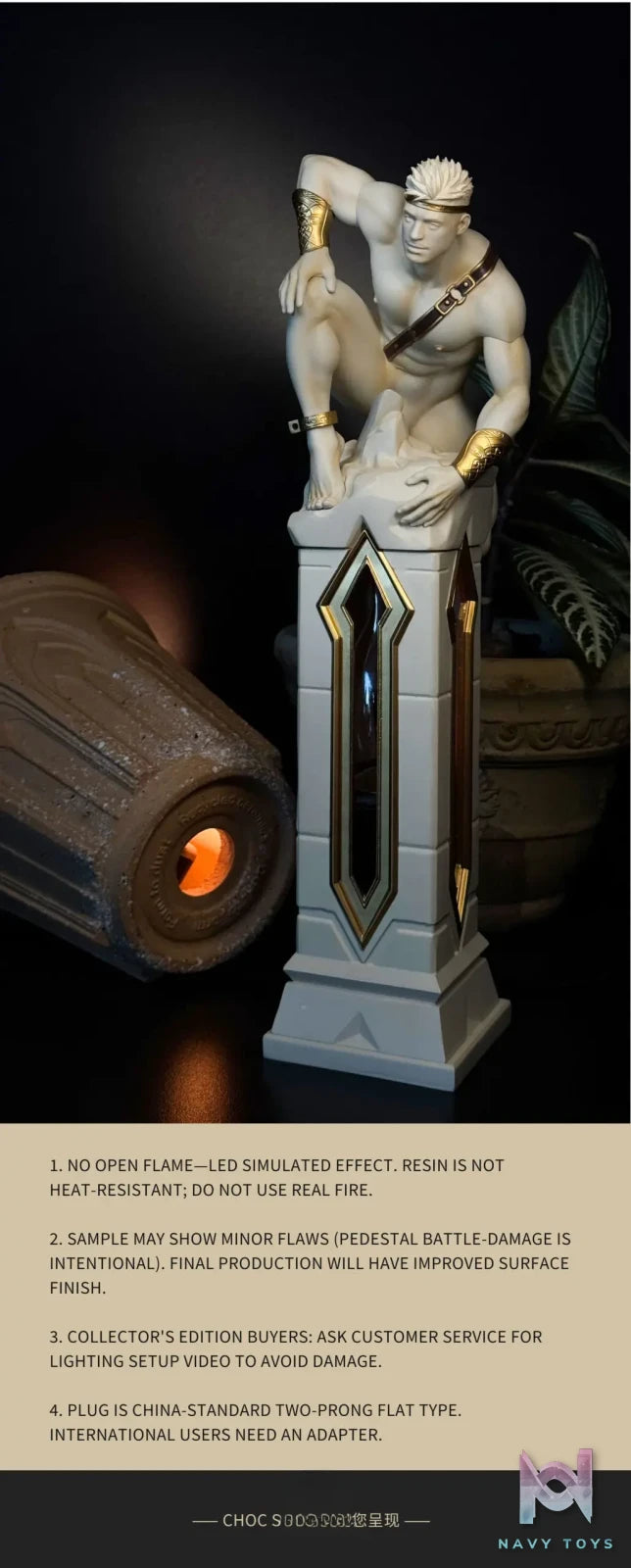 CHOC STUDIO – Prometheus Flame Atmosphere Lamp (Licensed)