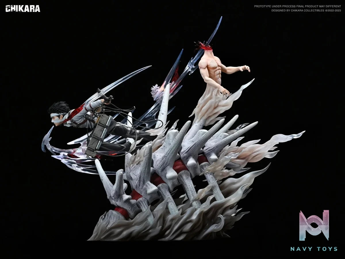 Levi & Zeke - Attack on Titan - Chikara Studio resin statue Chikara Studio anime figure