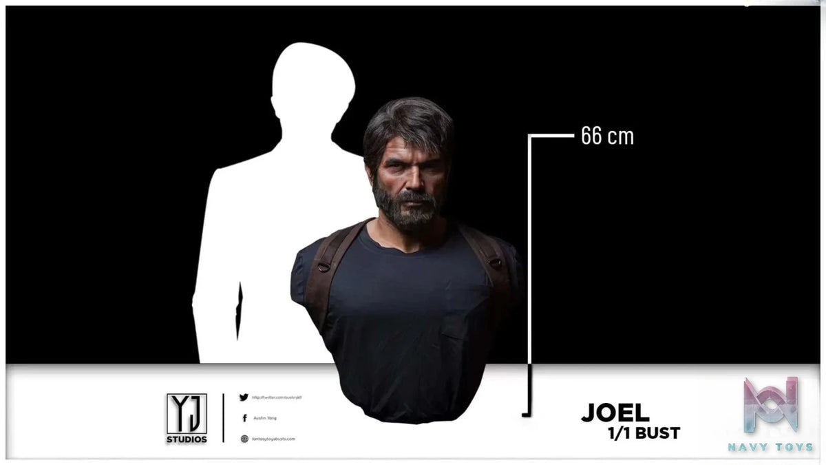 YJ Studio – The Last of Us Joel Miller 1:1 BUST