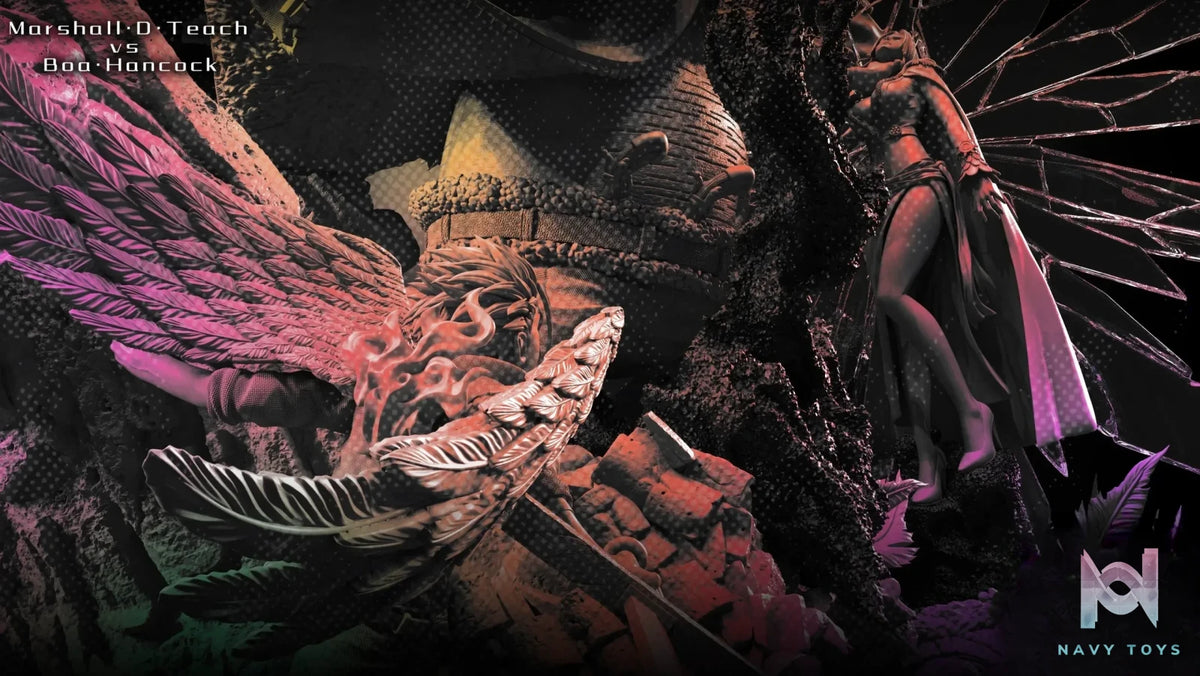 LX Studio – One Piece Blackbeard vs Boa Hancock