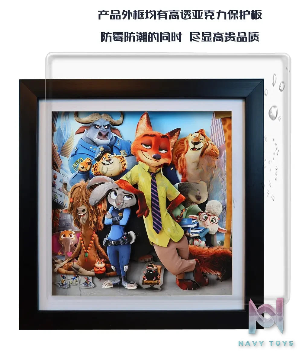 KALA HOME Studio – Zootopia Multiple Characters 3Decorative Painting Zootopia