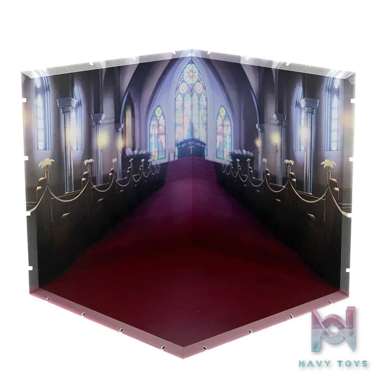 PLM – Dioramansion 200 Tea Plantation White Birch & Lilies Church (Licensed)