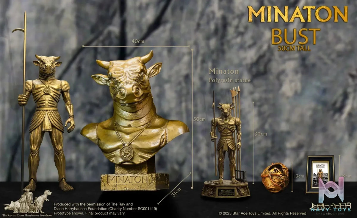 STAR ACE Toys – 50cm Minotaur Bust SA7006 (Licensed)