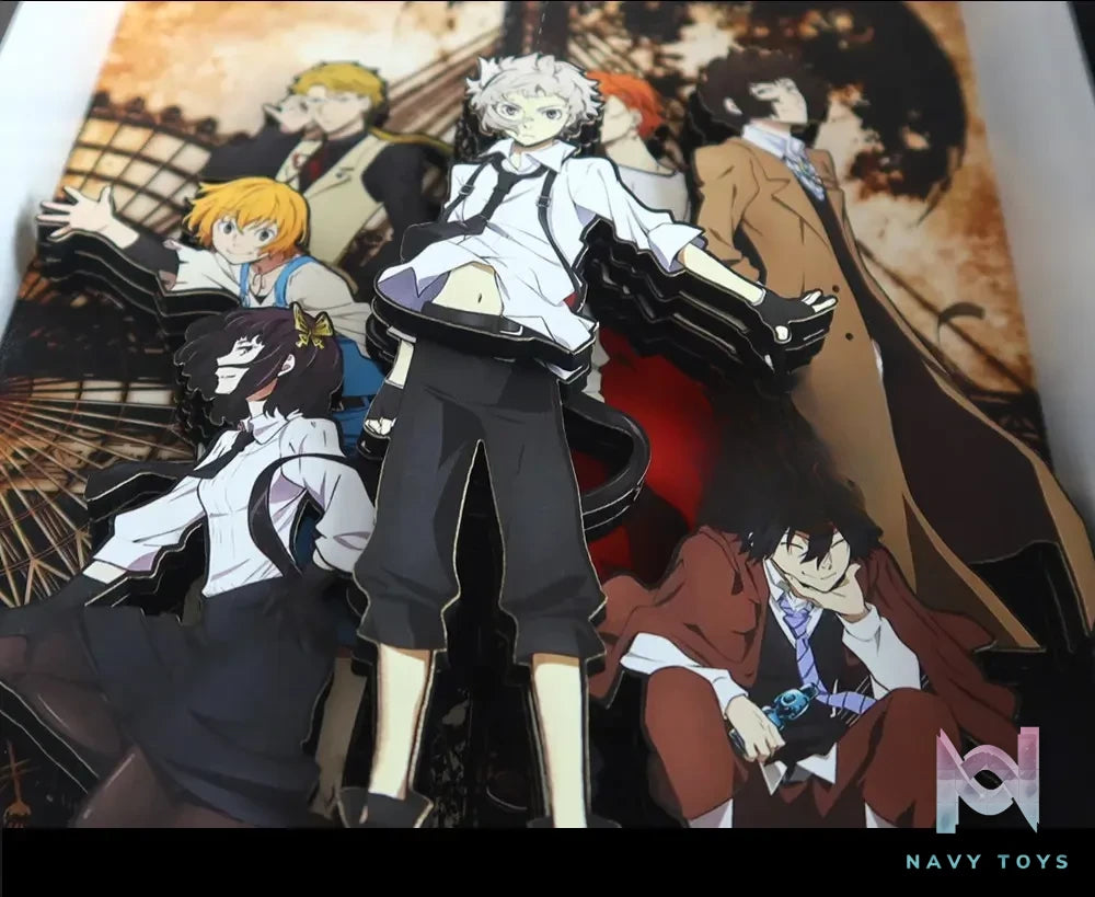 KALA HOME Studio – Bungo Stray Dogs Multiple Characters #01 3D Decorative Painting Bungo Stray Dogs