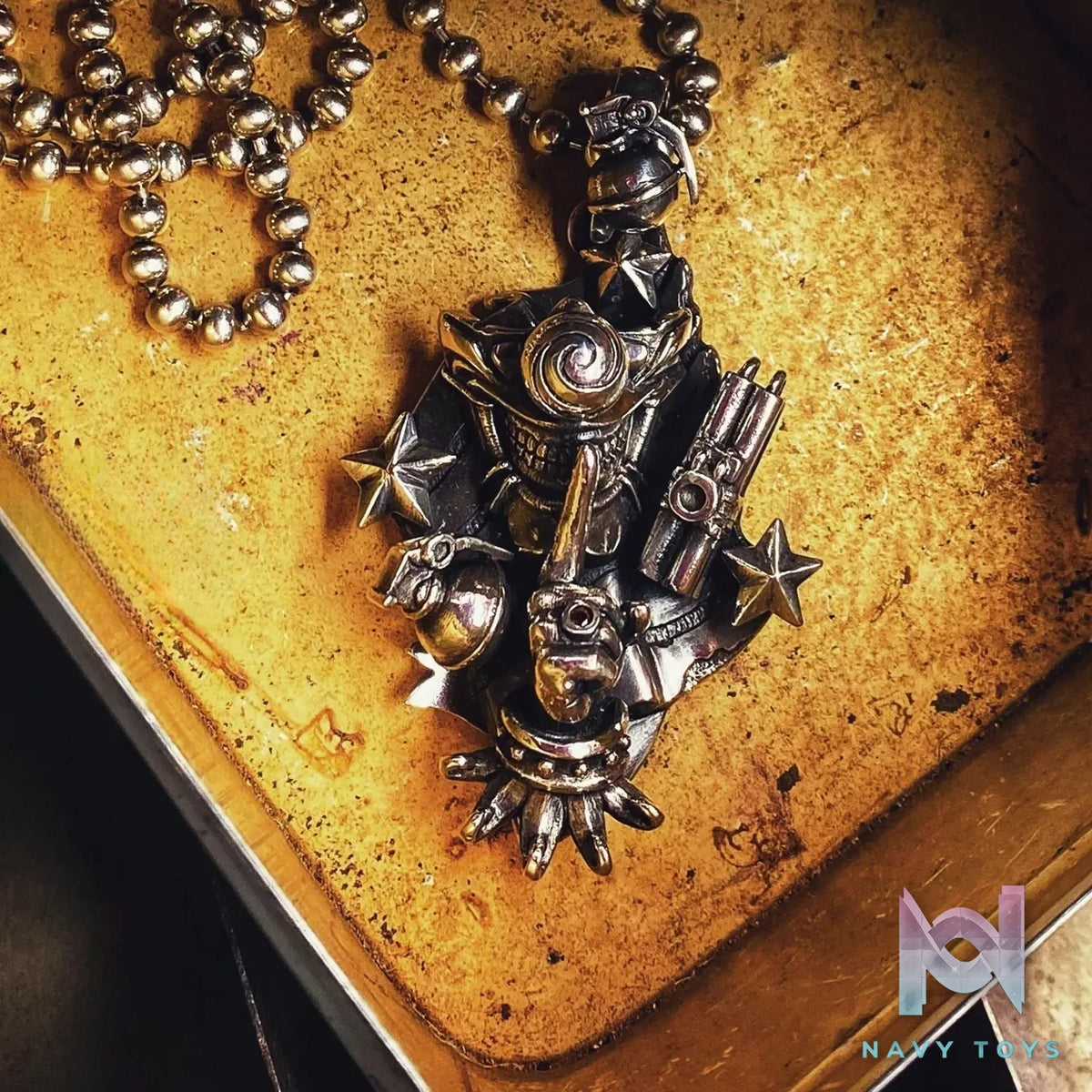 Raven Studio (silver jewelry) – Original Exclusive Design “Carnival” Joker Pendant Original