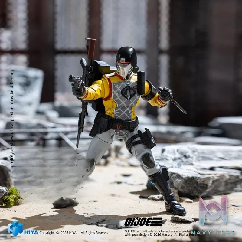 Hiya Toys – EXQUISITE MINI Series G.I. Joe Crimson Guard (Python Patrol Version) 1/18 Scale Action Figure (Licensed)