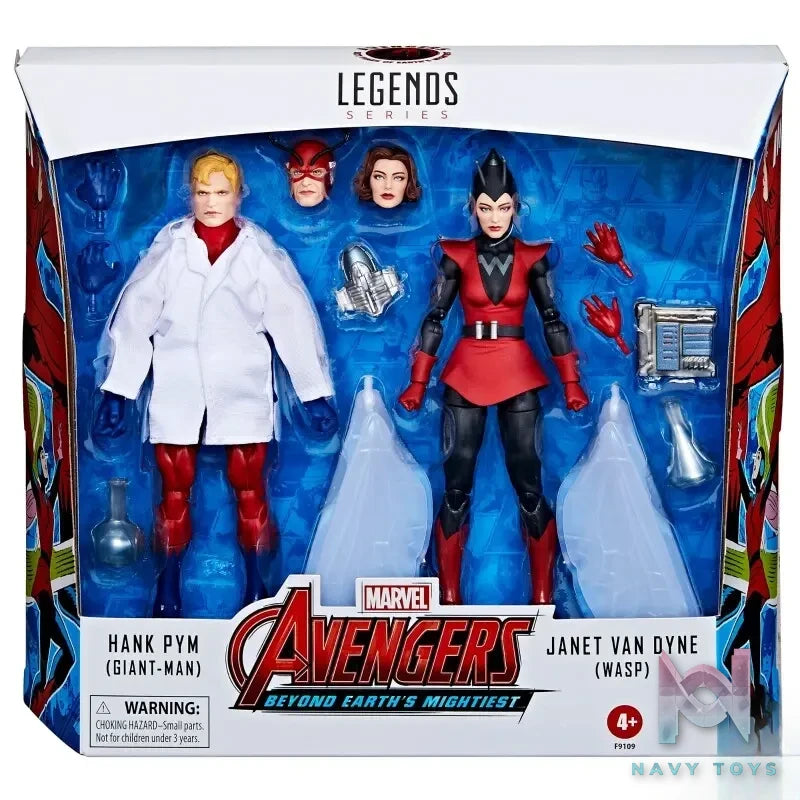 Hasbro Studio – Marvel Legends 60th Anniversary – Hank Pym X Wasp Action Figure (Licensed)