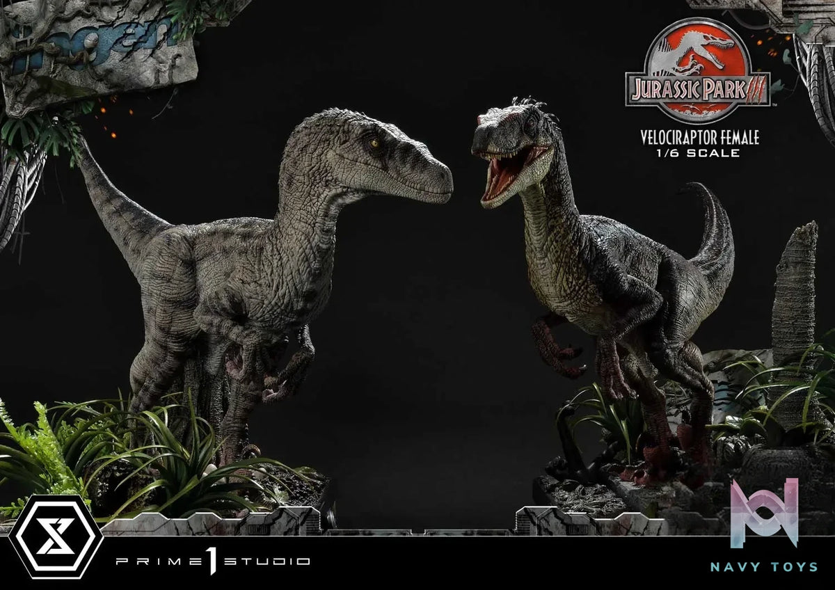 Prime 1 Studio – Legacy Museum Collection Jurassic Park III (Film) Velociraptor Female LMCJP-11 LMCJP-11S (Licensed)